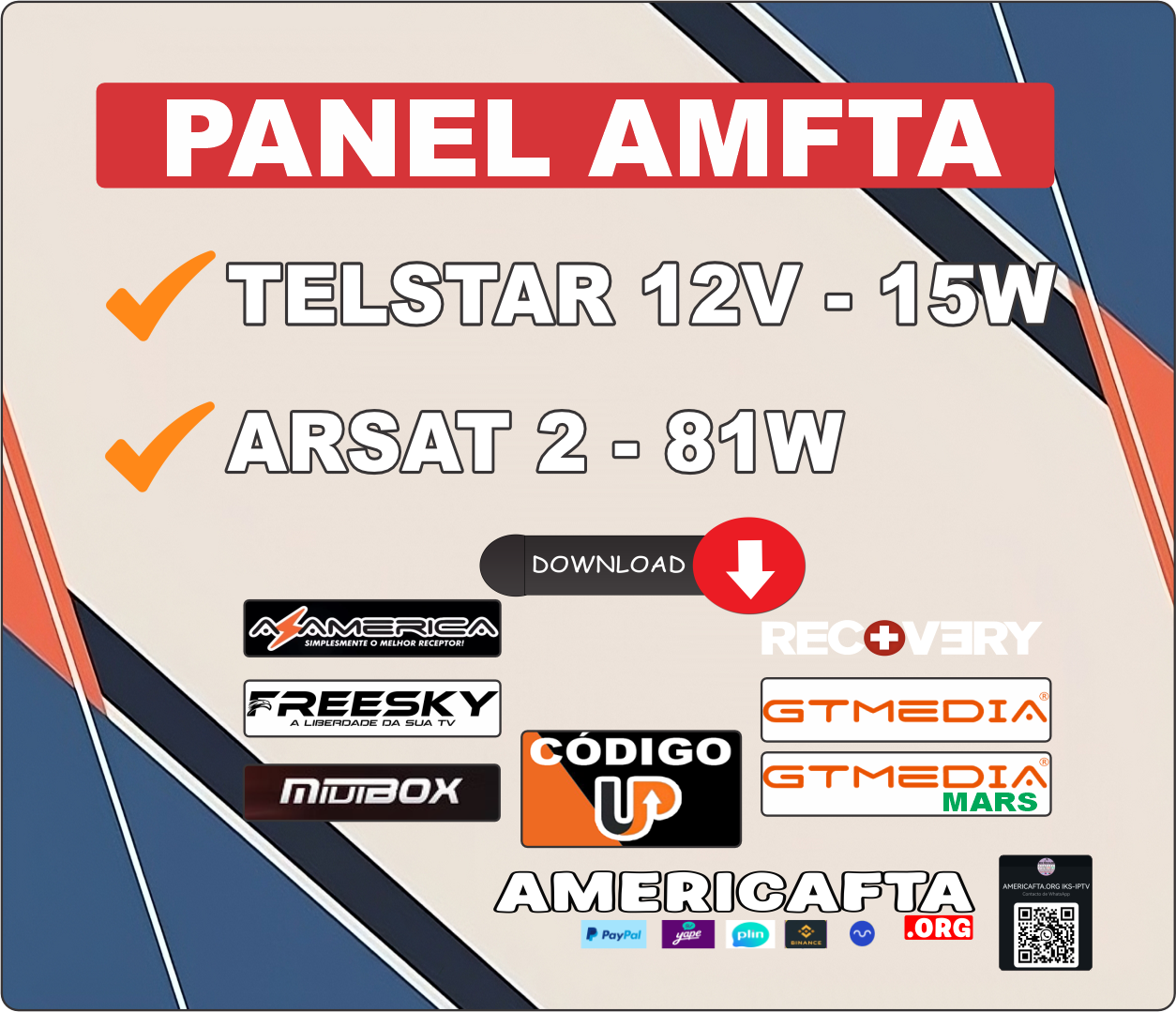 AMERICAFTA, Servicios privados para centro y sudamerica.